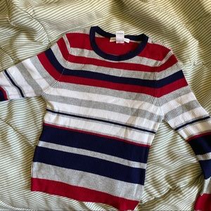Striped long sleeves